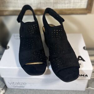 SONOMA Black Suede Booties - 7M